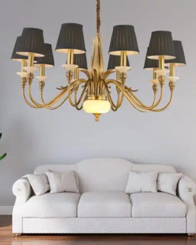 Luxury Midnight Glow Vintage Chandelier (950mm)
