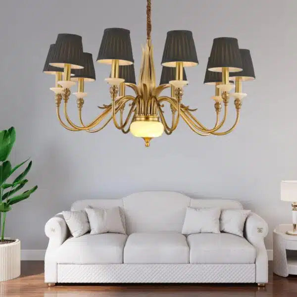 Luxury Midnight Glow Vintage Chandelier (950mm) — premium lighting product available from DEEN ELECTRIC Rawalpindi