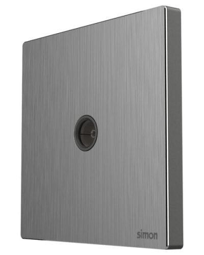 Simon 1G TV Outlet M7-Metal Series