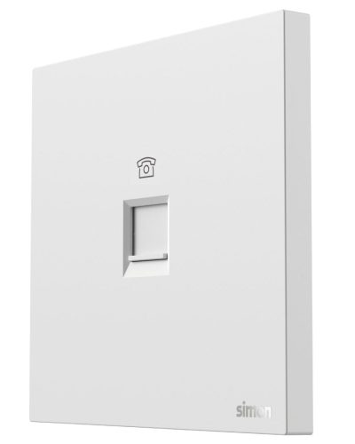 Simon 1G Telephone Outlet M7 Air Series-White
