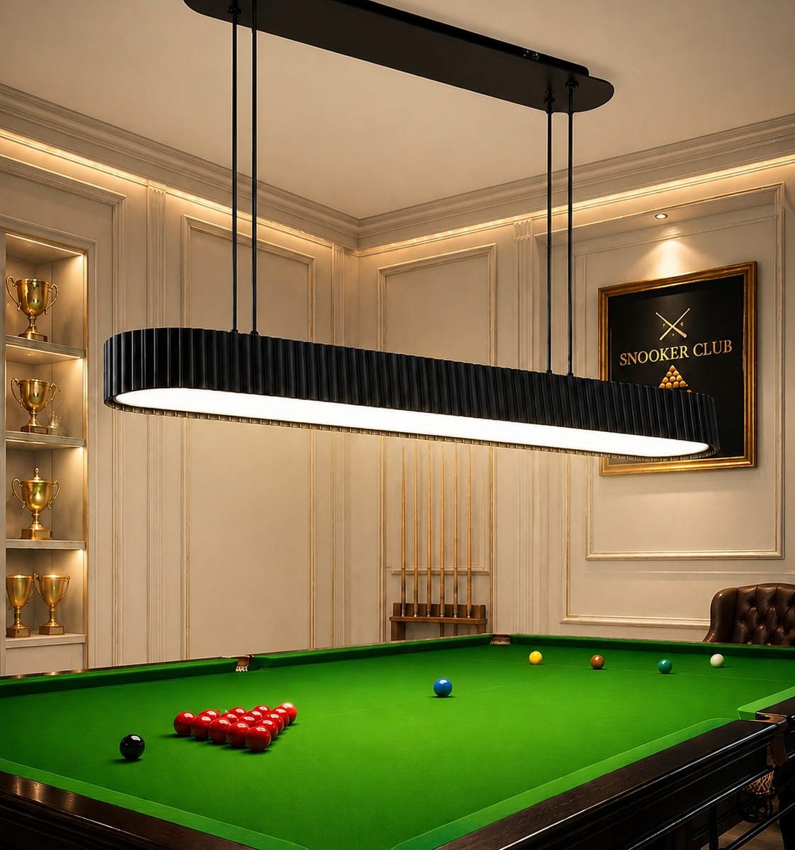 Modern Oval LED Hanging Light (9001BH) — premium lighting product available from DEEN ELECTRIC Rawalpindi