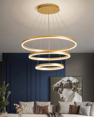 Nordic Ring Shaped Duplex Chandelier