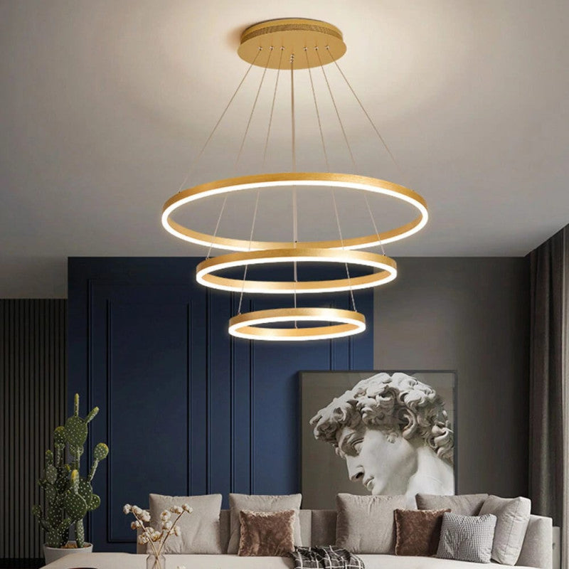 Nordic Ring Shaped Duplex Chandelier — premium lighting product available from DEEN ELECTRIC Rawalpindi