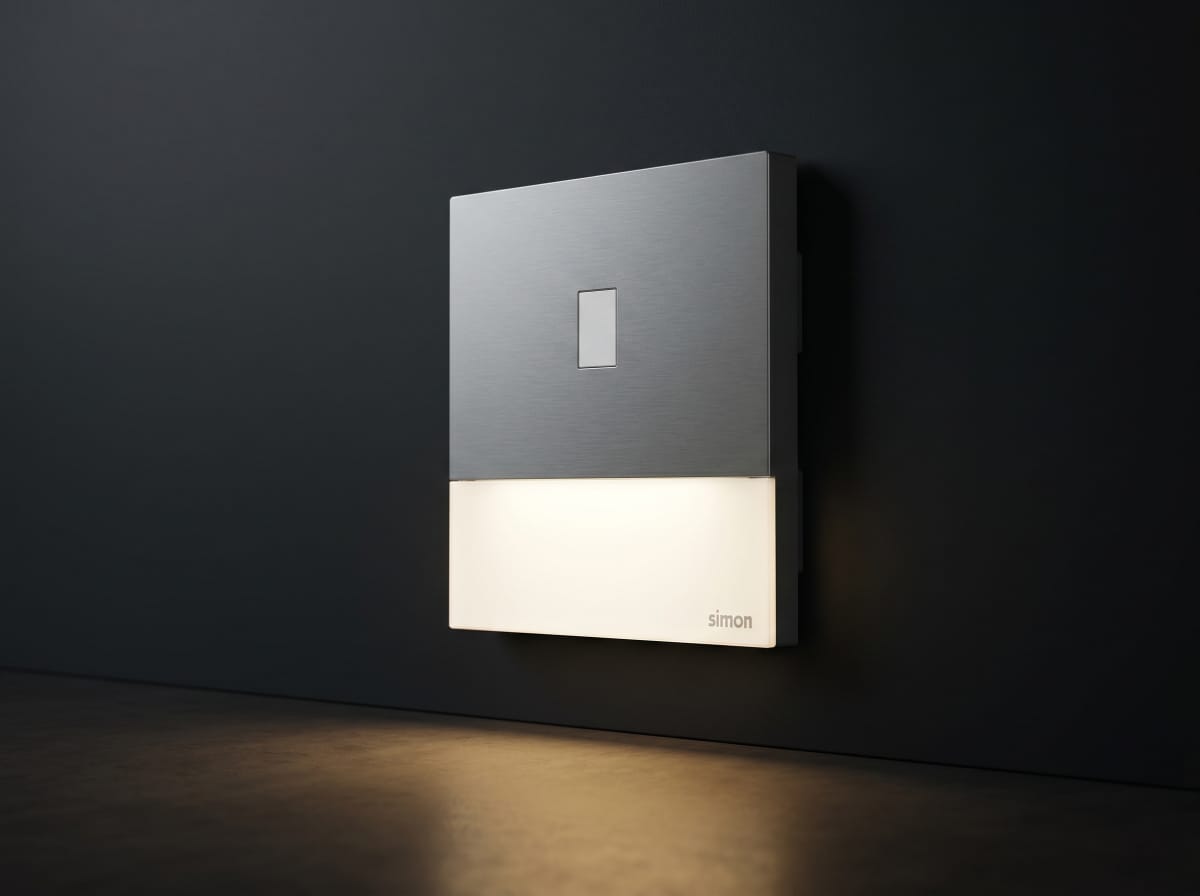 Simon Footlight with Sensor 3000K (Grey) — premium lighting product available from DEEN ELECTRIC Rawalpindi