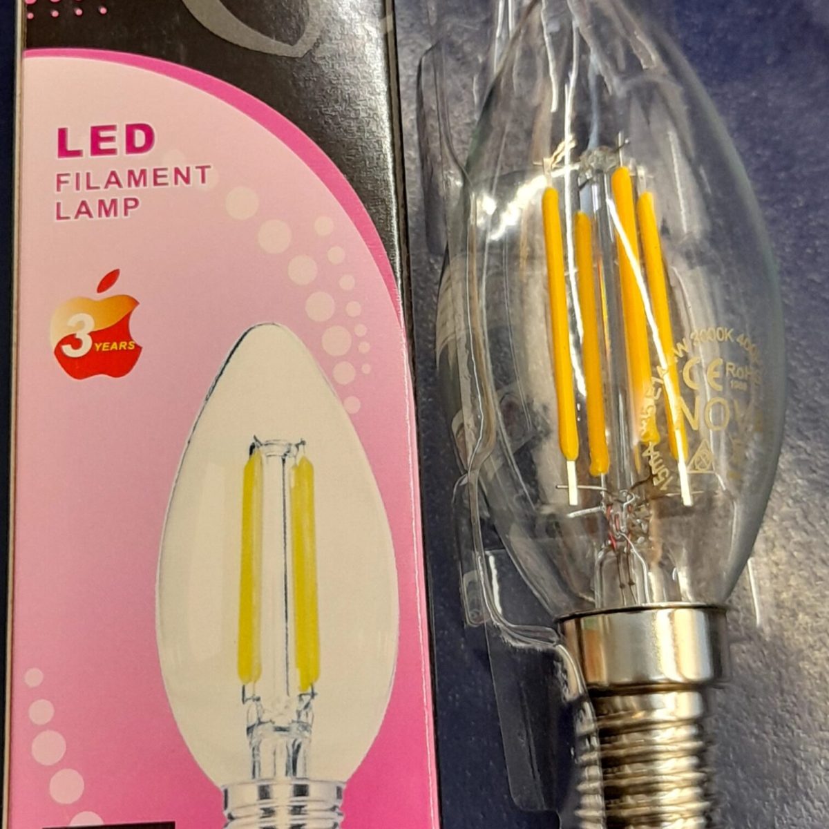 NOVA LED Vintage E14 Candle Bulb 4w — premium lighting product available from DEEN ELECTRIC Rawalpindi