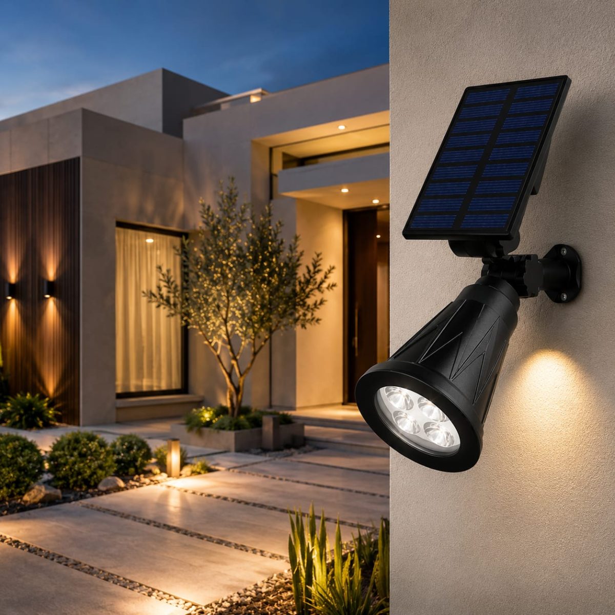 Energy Saving Outdoor LED Soler Wall Light (7w) — premium lighting product available from DEEN ELECTRIC Rawalpindi
