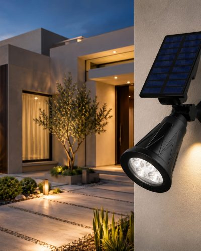 Energy Saving Outdoor LED Soler Wall Light (7w)