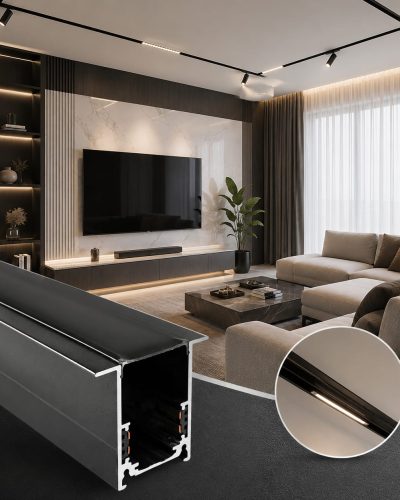 Recessed Magnetic Track (3 meter)