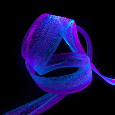 Fibre optic mesh lighting