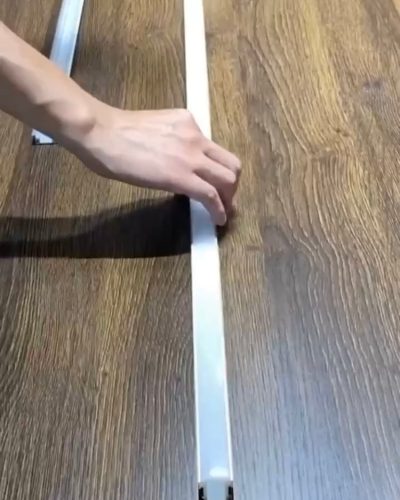 Floor recessed aluminium profile light