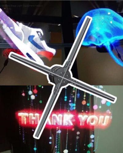 Holographic fan