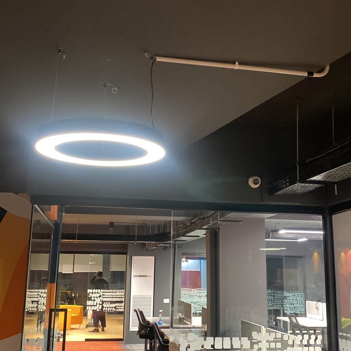 Led circular linear hanging light — premium lighting product available from DEEN ELECTRIC Rawalpindi