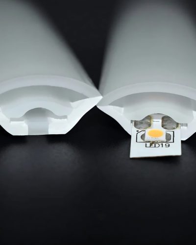 Led corner silicon profile light