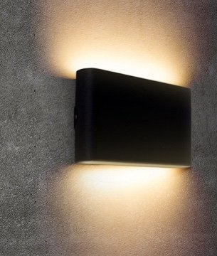 Led outdoor up and down wall light