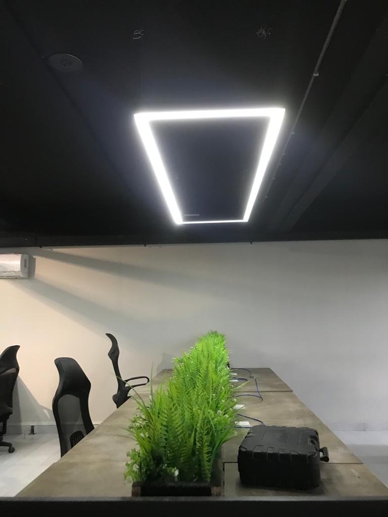 Led suspended rectangular linear lighting — premium lighting product available from DEEN ELECTRIC Rawalpindi