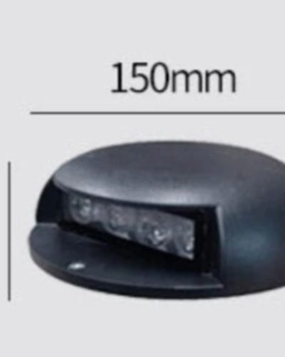 One way surface mounted ground/deck light
