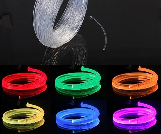 Side glow fibre optic cable — premium lighting product available from DEEN ELECTRIC Rawalpindi