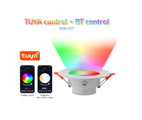 Tuya app BT control RGB+CCT smd downlight — premium lighting product available from DEEN ELECTRIC Rawalpindi