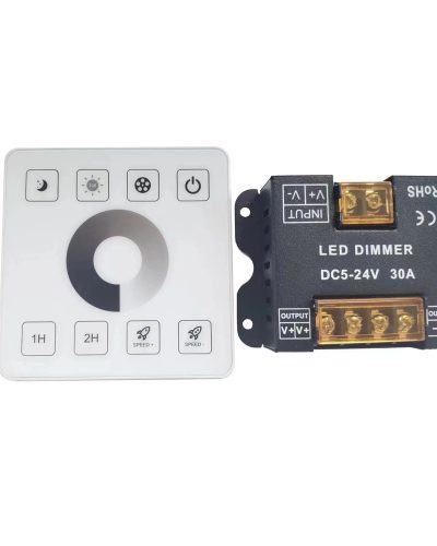 Wall mounted touch panel led controller-Single color RF touch panel controller