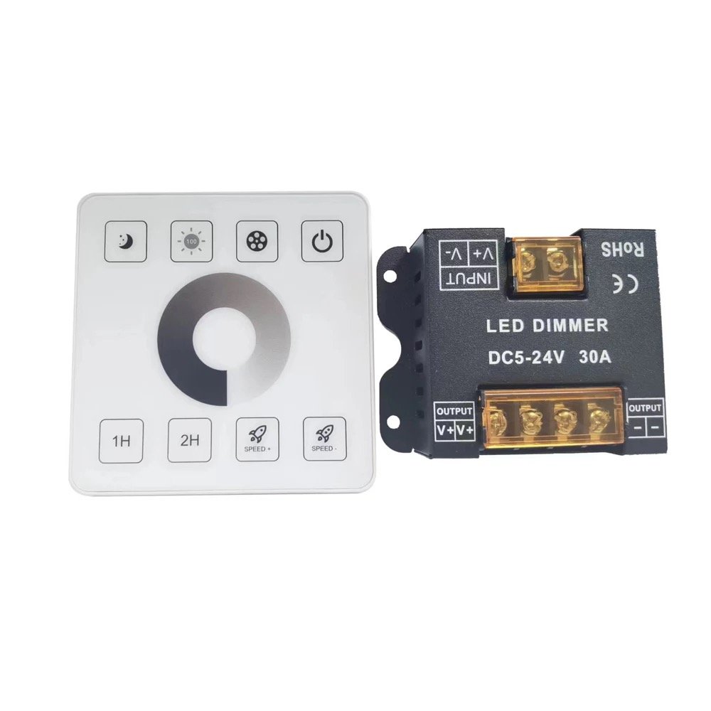 Wall mounted touch panel led controller-Single color RF touch panel controller — premium lighting product available from DEEN ELECTRIC Rawalpindi