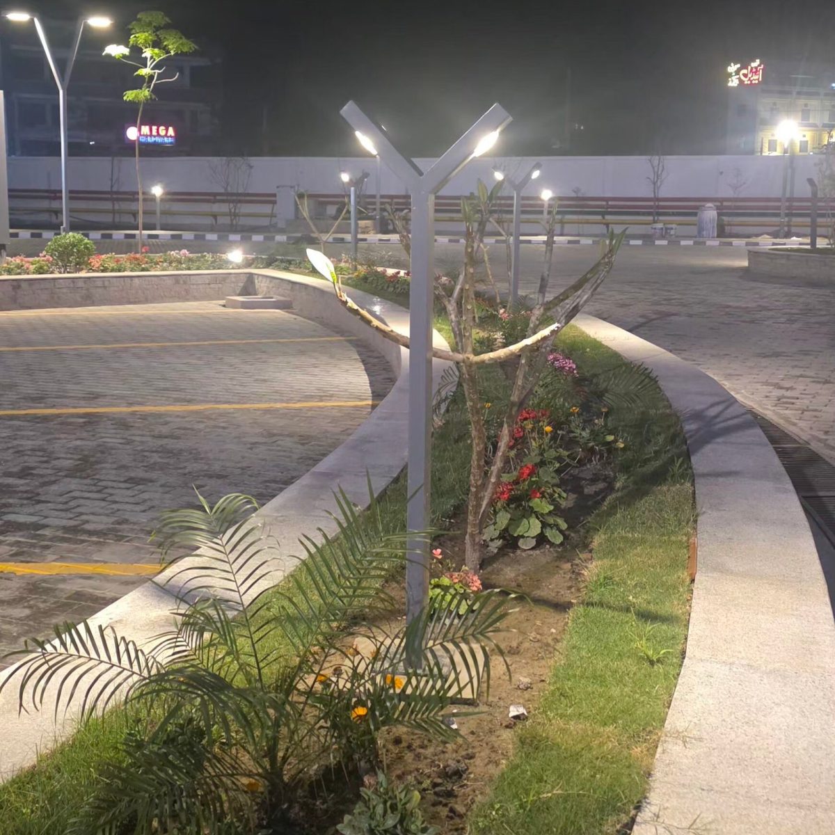 Y-Signe Led double sided bollard light — premium lighting product available from DEEN ELECTRIC Rawalpindi