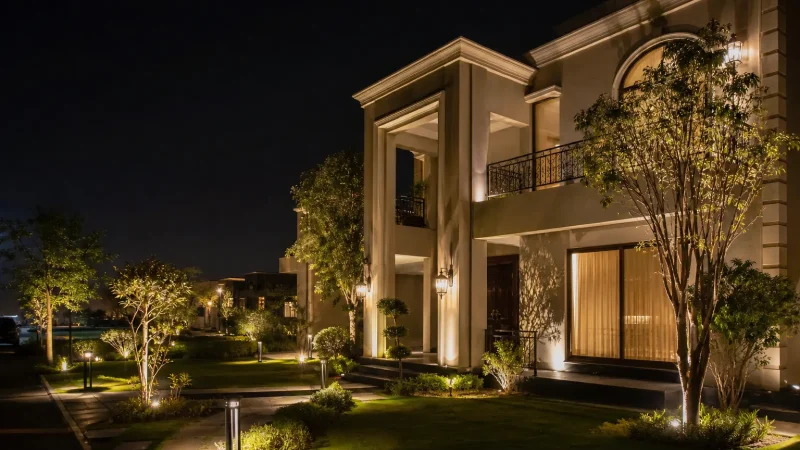 Outdoor Lighting for Bahria Town and DHA Villas